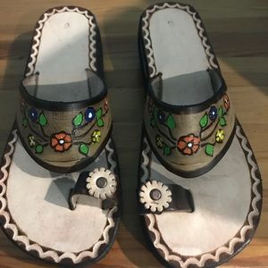 New Authentic Mexican sandals. Size 8 1/2, 9